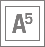 Gray outline of a square with a smaller square inside it. In the center, there is a large letter "A" followed by a superscript number "5".